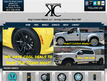 Tablet Screenshot of kingstireusa.com